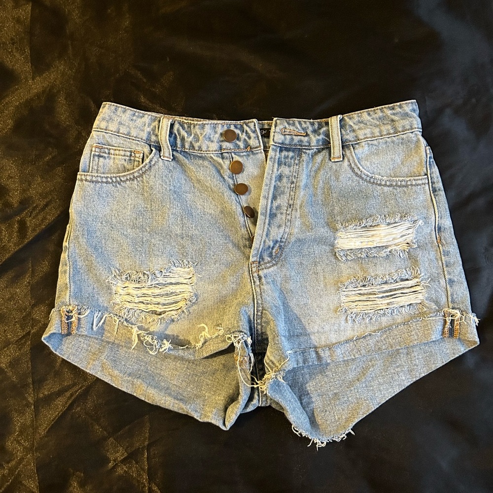 Denim shorts